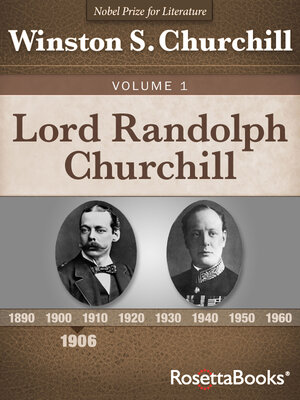 cover image of Lord Randolph Churchill Volume 1